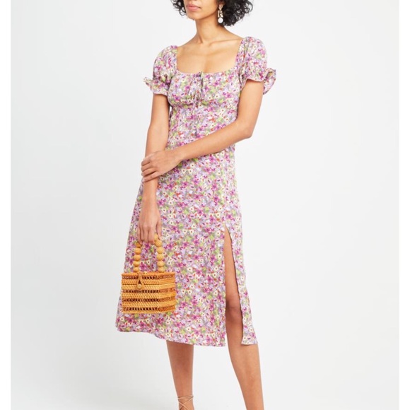 o.p.t. Floral Midi Dress - Picture 2 of 4